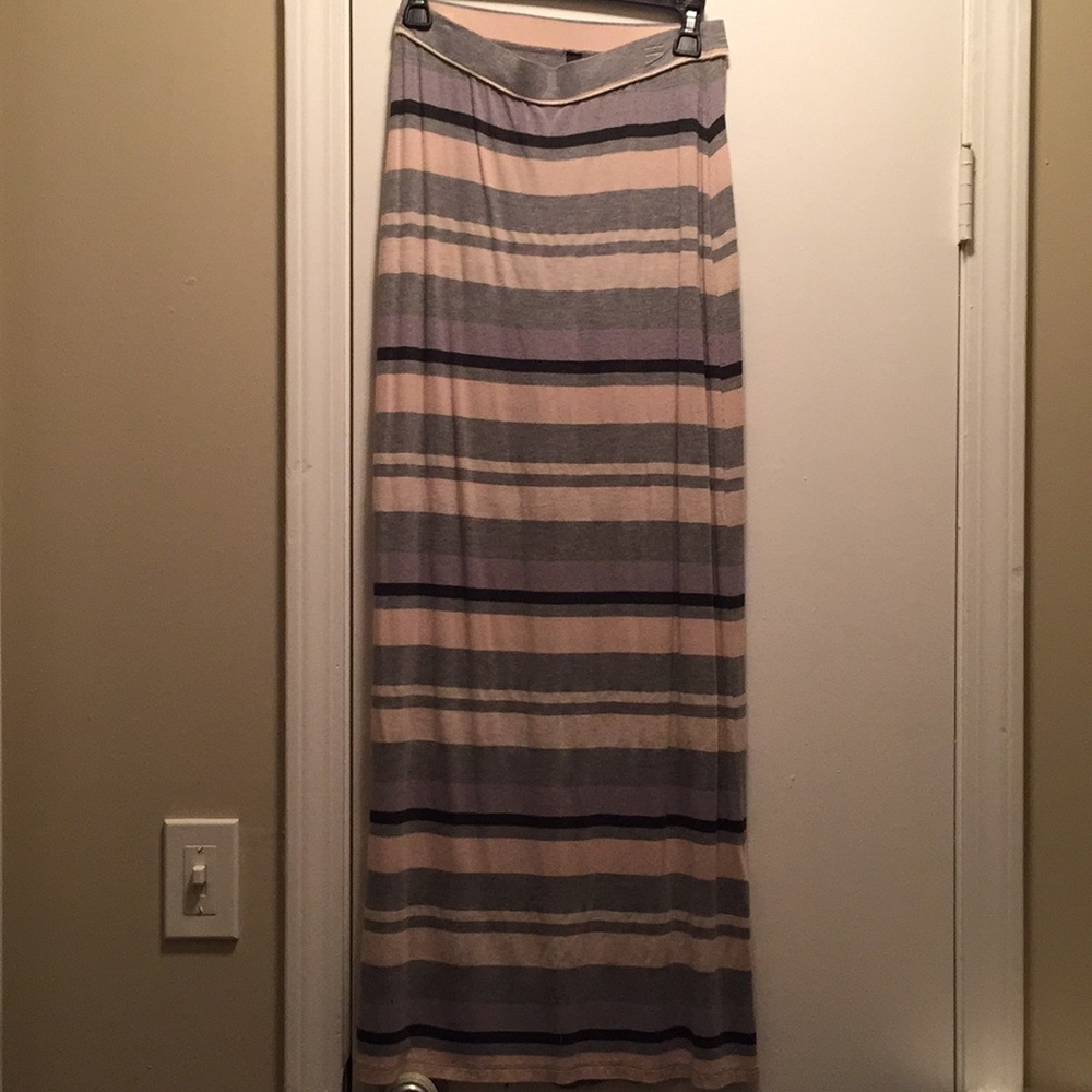 Jessica Simpson Striped Maxi Skirt XS